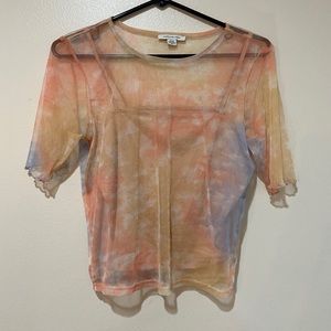 American Eagle Mesh Shirt with Cami